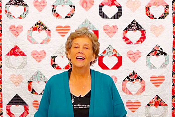 Gnome I Love You Quilt With Jenny Doan - Easy Quilt Pattern - Gnome Quilt Pattern - Easy Sewing Ideas