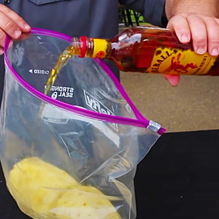 Fireball Grilled Pineapple Recipe - Easy Way To Grill Pineapple - Fireball Whiskey Recipes