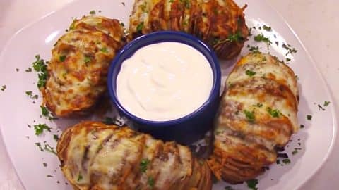 Air Fryer Hasselback Potatoes Recipe | DIY Joy Projects and Crafts Ideas