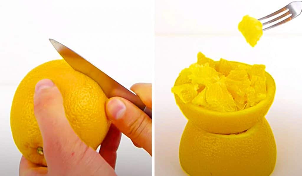Easy Orange Peeling Hack - How To Peel An Orange - Fruit Peeling Hack