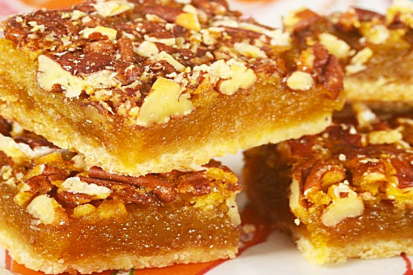 How To Make Pecan Squares - Easy Pecan Bars Recipe - Easy Snack Ideas