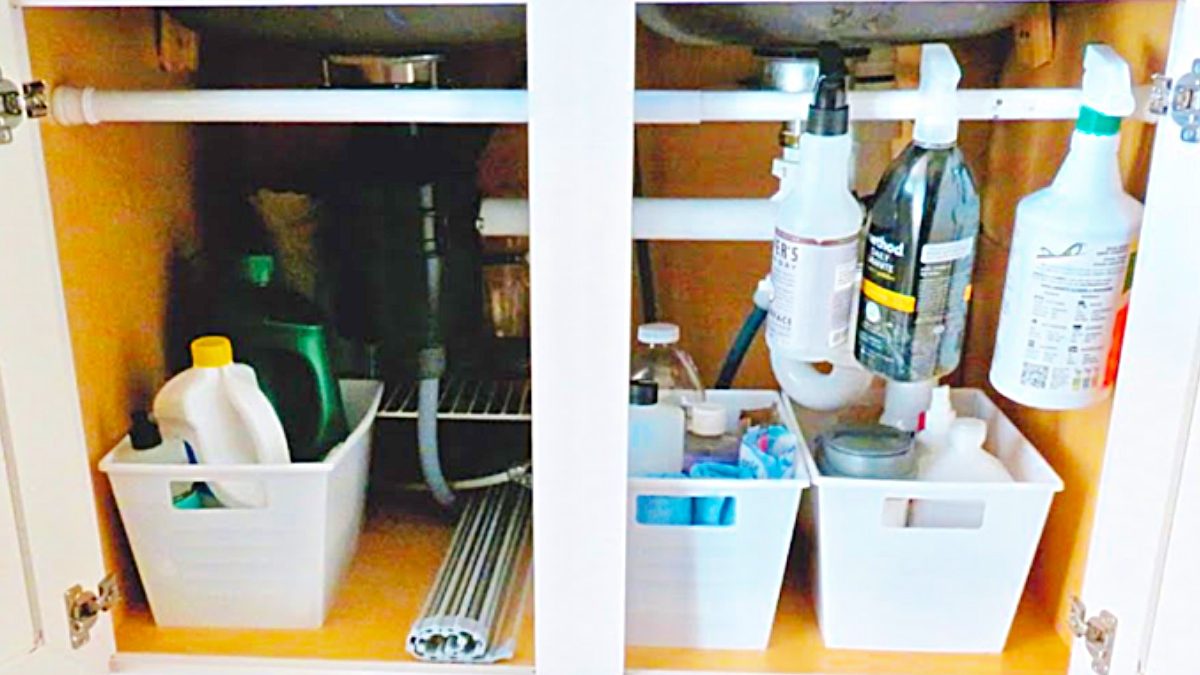 Sew Many Ways: Organize Under Your Kitchen Sink