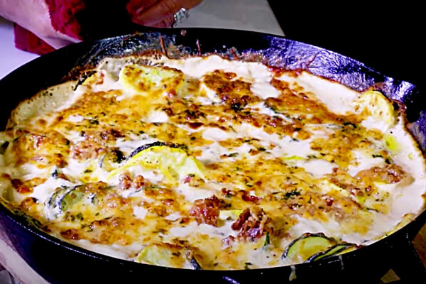 Squash Au Gratin Recipe - Easy Squash Recipe - How To Make Squash - Easy Side Dish Ideas