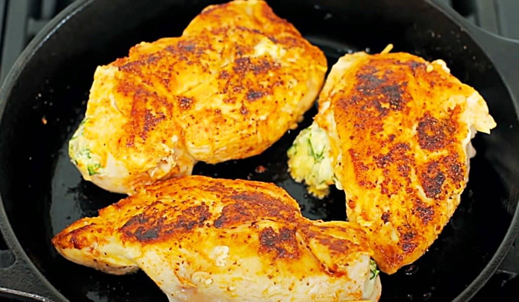 Cheesy Spinach Stuffed Chicken Breasts Recipe - Easy Chicken Breasts Recipe - Easy Chicken Breasts Recipe