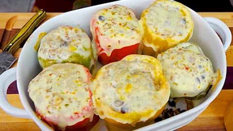 Southwestern Stuffed Bell Peppers Recipe | DIY Joy Projects and Crafts Ideas