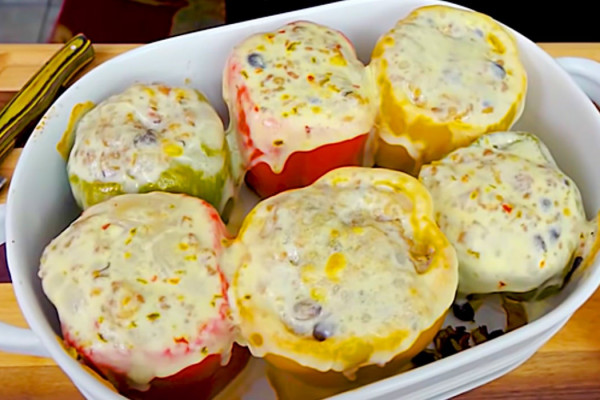 How To Make Southwestern Bell Peppers - Easy Meal Ideas - Ground Beef Recipes