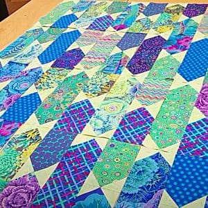 Fat Quarter Upstream Quilt With Donna Jordan