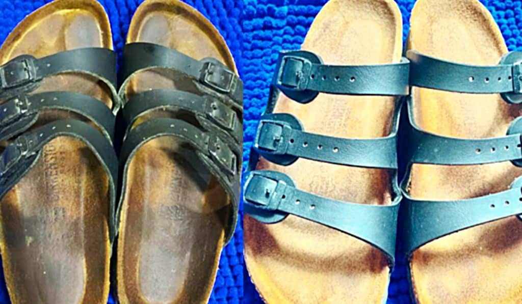 How To Clean Birkenstocks - Make Birkenstocks Look New - Shoe Cleaning Hacks - Baking Soda Hacks