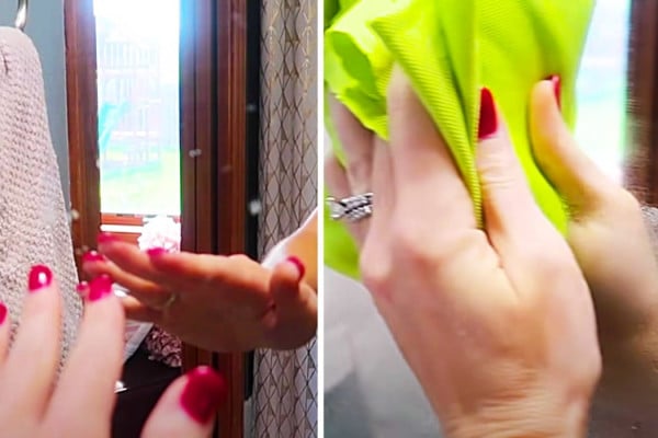 How To Clean Mirrors And Windshields - Easy Window Cleaning - Bathroom Cleaning Hacks - Easy Ways To Clean A Mirror