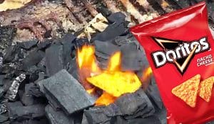 How To Light A Fire With Doritos