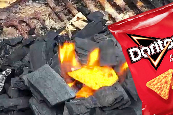 Easy Way To Start A Fire Using Doritos - Prepper Fire - BBQ Hacks - Outdoor Cooking