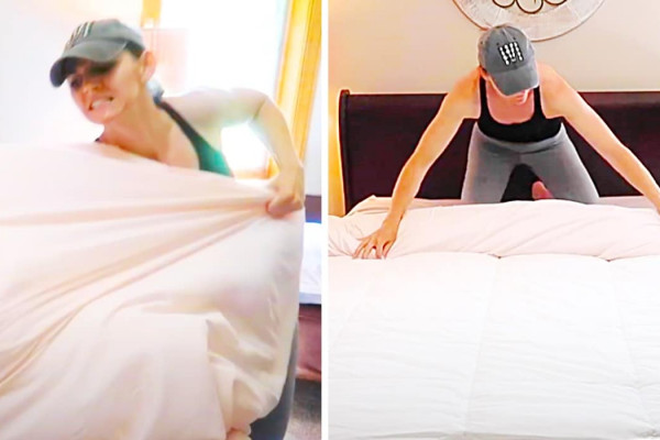 How To Change A Duvet Cover - Easy Duvet Hacks - California Duvet Hack