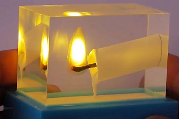 How To Make An Epoxy Candle - DIY Decor - DIY Gift