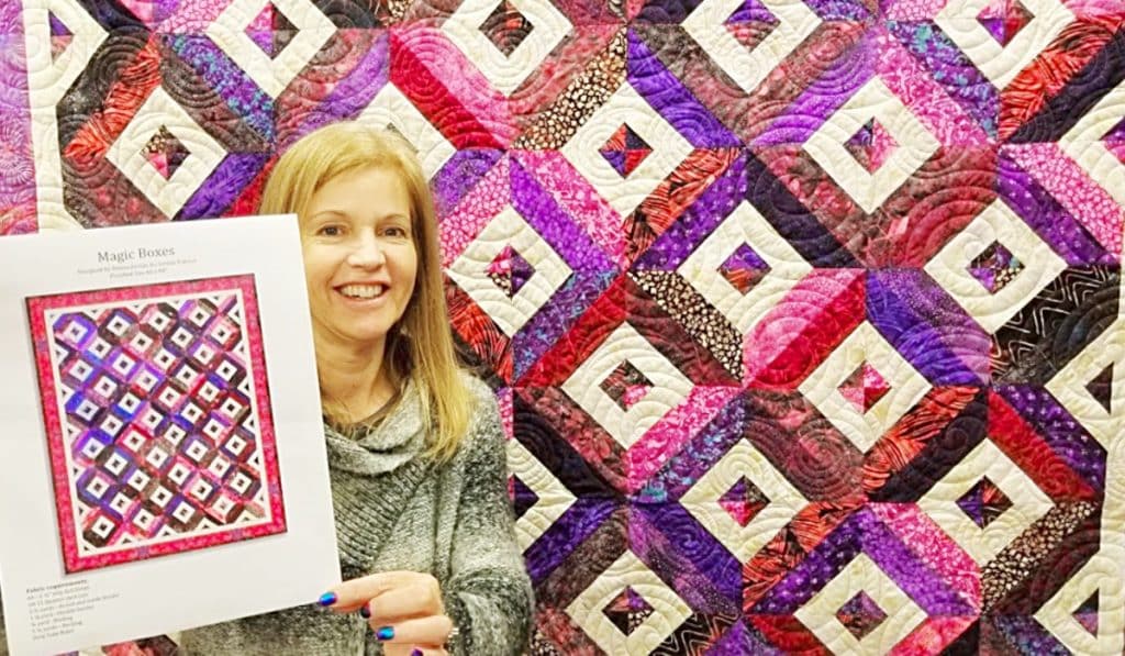 Magic Box Quilt With Free Pattern - Easy Quilt Pattern - Free Quilt Pattern - Easy Sewing Ideas