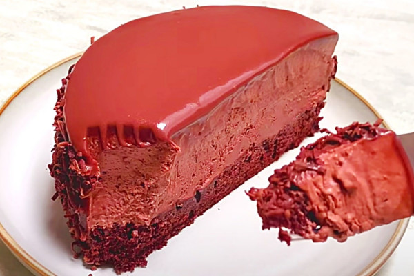 Easy Way To Make A Mousse Cake - Chocolate Cake Recipe - Chocolate Mousse Cake Recipe - No Bake Mousse Cake