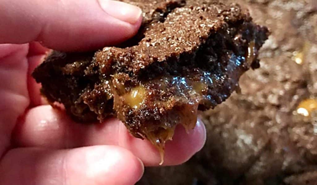 Knock Ya Naked Brownies Recipe - Easy Caramel Brownies Recipe - How To Make Gooey Brownies