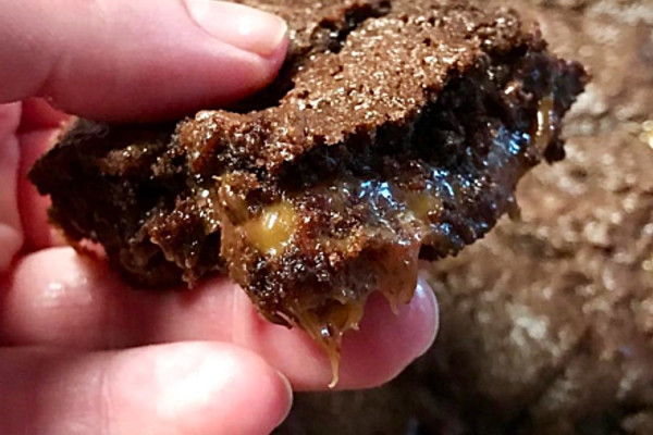 Knock Ya Naked Brownies Recipe - Easy Caramel Brownies Recipe - How To Make Gooey Brownies