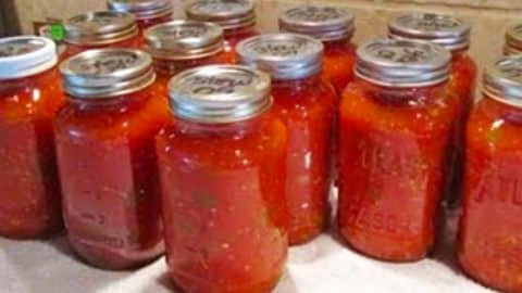 How To Can Grandma’s Spaghetti Sauce Recipe | DIY Joy Projects and Crafts Ideas