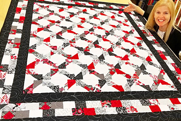 Zero Waste Quilt By Donna Jordan - Easy Quilt Pattern - Easy Sewing Ideas