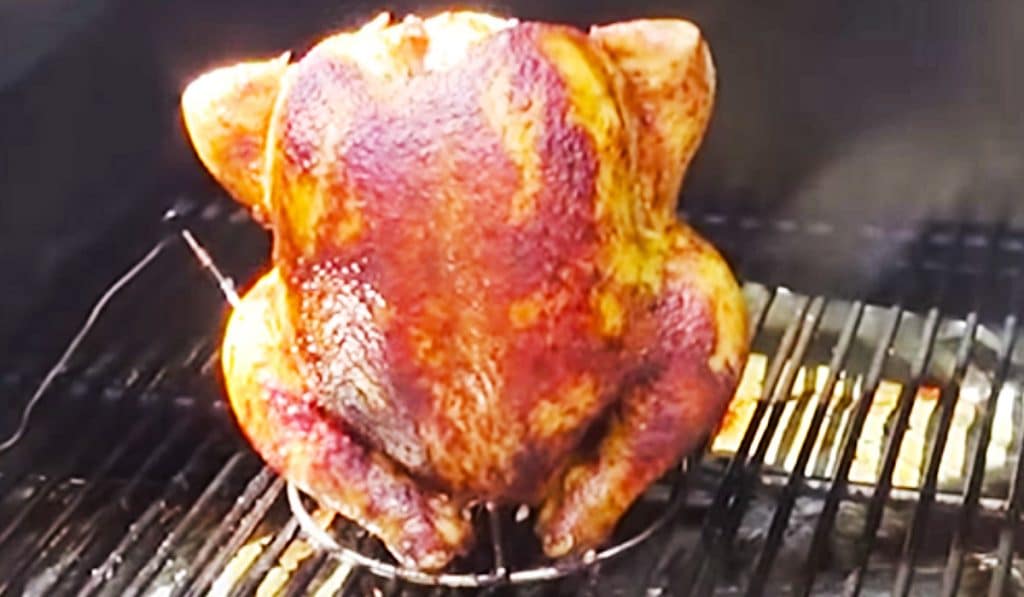 Beer Can Chicken Recipe - How To Smoke A Chicken At Home - Easy Whole Chicken Ideas