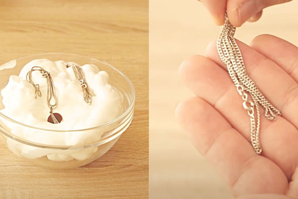 How To Clean Jewelry With Shaving Cream - Easy Way To Clean Silver - Jewelry Cleaning Hacks