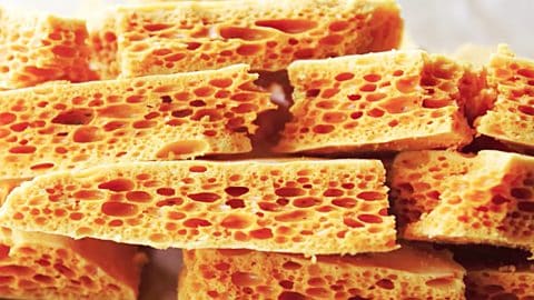 Old-Fashioned Honeycomb Sponge Candy Recipe | DIY Joy Projects and Crafts Ideas