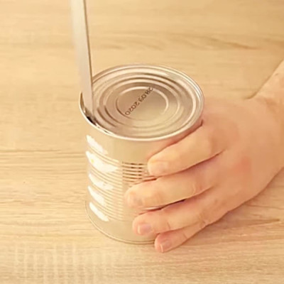 How To Open A Can Without A Can Opener - DIY Joy
