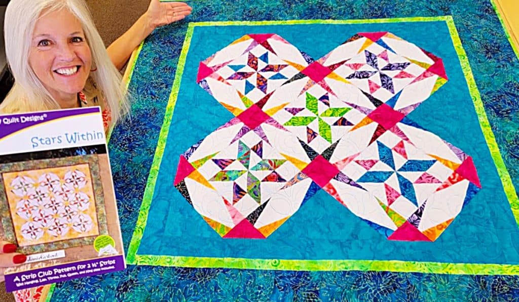 How To Do English Paper Piecing - Easy Quilt Project - Stars Within Paper Piecing Quilt
