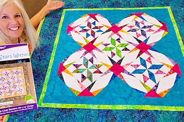 How To Do English Paper Piecing - Easy Quilt Project - Stars Within Paper Piecing Quilt