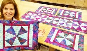 Make Windmill Placemats With Free Pattern