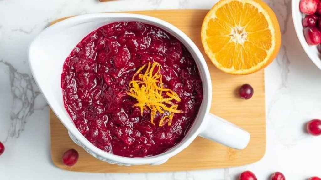 Cranberry sauce for turkey recipe