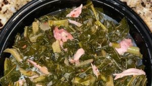 Crockpot Smoked Turkey and Collard Greens Recipe