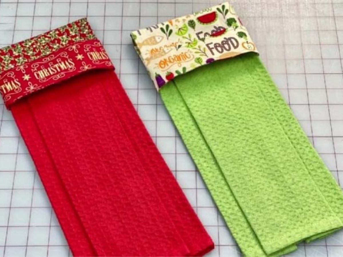 How to Sew Hanging Kitchen Towels