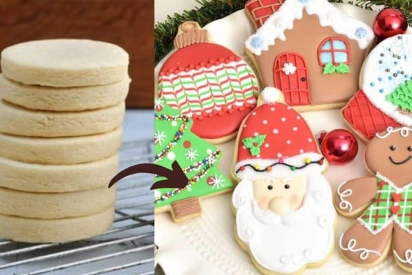 How to make easy sugar cookie for christmas