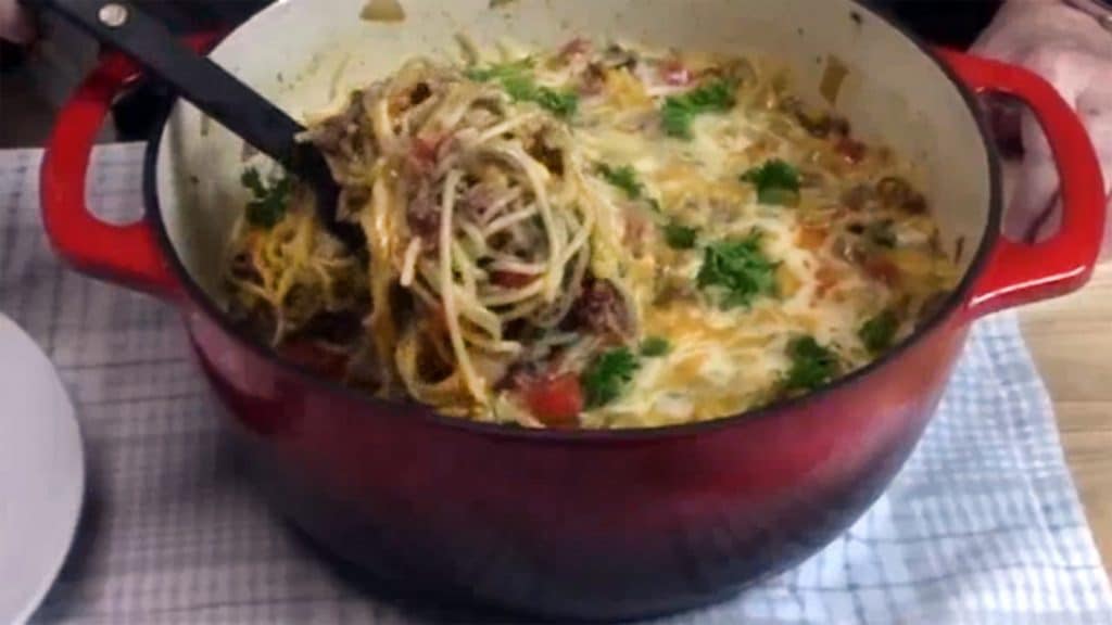 One Pot Taco Spaghetti Recipe