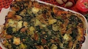 Spinach and Artichoke Stuffing for Veggie Lovers