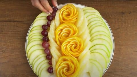 Fruits decoration for wedding || fruits plate decoration - YouTube