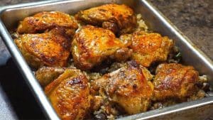 Best Oven Baked Chicken and Rice Recipe