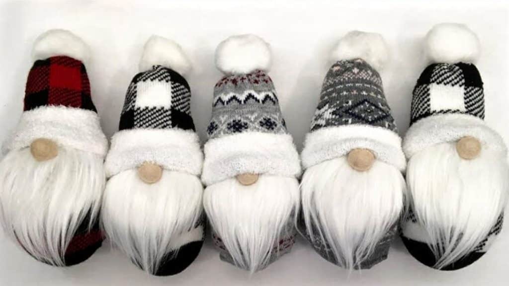 DIY Christmas Gnome Using Sock