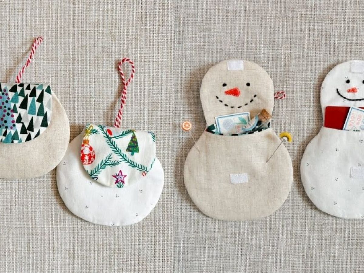 Felt Snowman Ornament Craft (Easy Sewing Activity for Winter!)