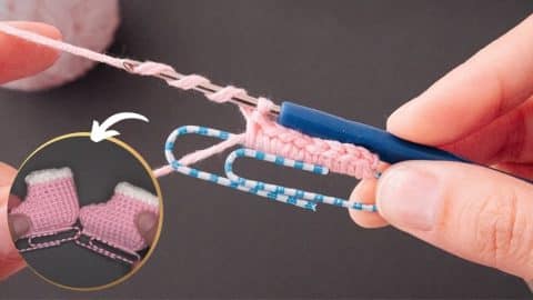 Use a Paper Clip and Yarn to Make This DIY Ornament Idea | DIY Joy Projects and Crafts Ideas