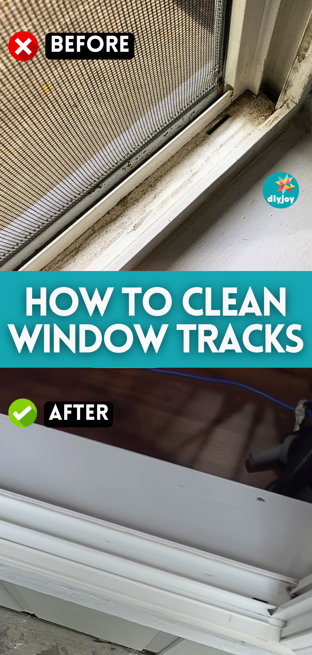How to Clean Window Tracks the Easy Way