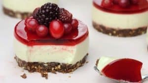 Mini Vanilla Cheesecake Recipe