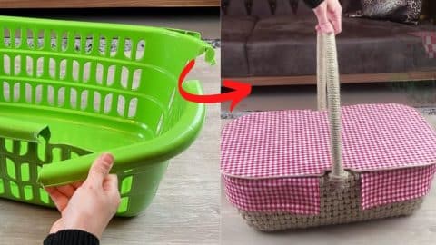 DIY Recycled Picnic Basket Tutorial | DIY Joy Projects and Crafts Ideas