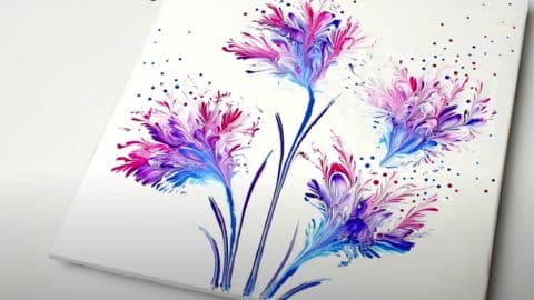 Beautiful Flowers Steel Scrubber Rolling Technique | DIY Joy Projects and Crafts Ideas