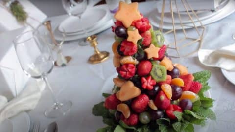 How to Make a DIY Christmas Fruit Tree | DIY Joy Projects and Crafts Ideas