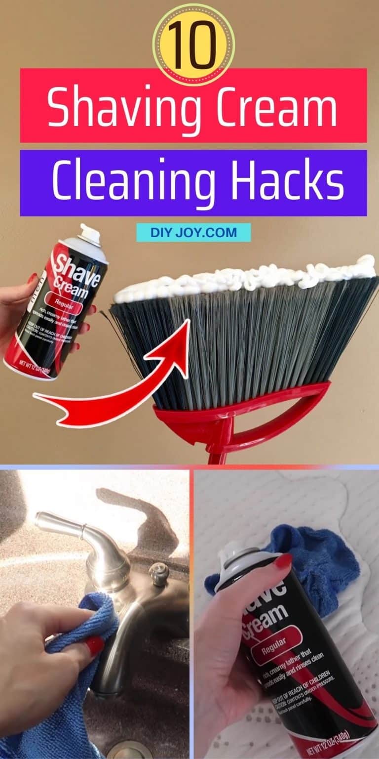 10 Cleaning Hacks With Shaving Cream
