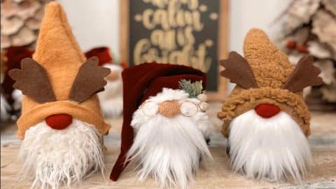 How to Make a DIY Reindeer Gnome for Christmas | DIY Joy Projects and Crafts Ideas