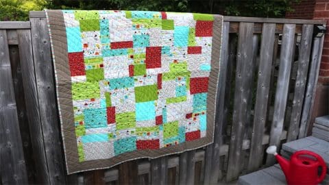 Fast and Easy Beginner Quilt In A Day with Fat Quarters | DIY Joy Projects and Crafts Ideas