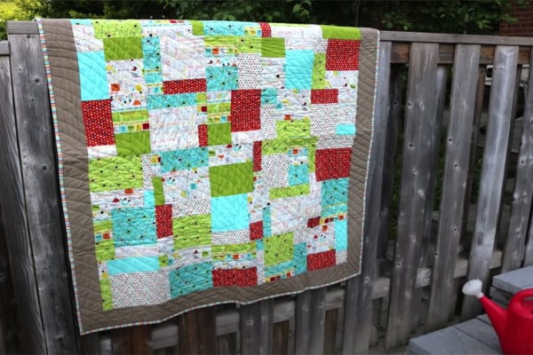 fast and easy beginner quilt in a day